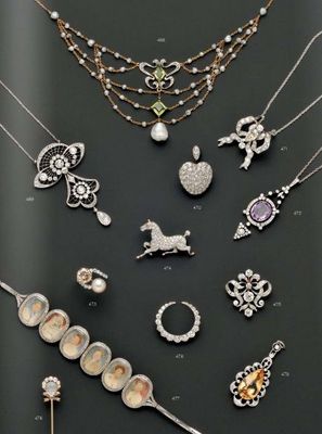 精美古董珠宝首饰 时光中的璀璨艺术